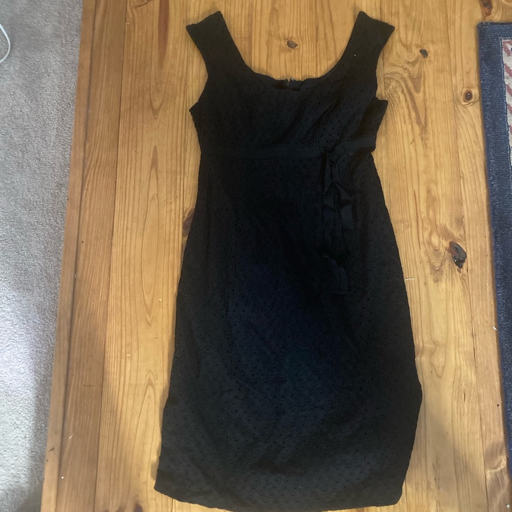 Ann Taylor black dress cotton blend